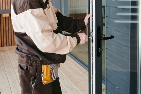 Cleaning And Polishing Glass Door Installation in Butterfield